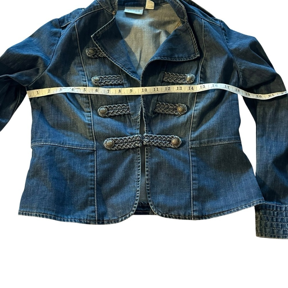 Chico's Denim Jacket - Picture 4 of 5